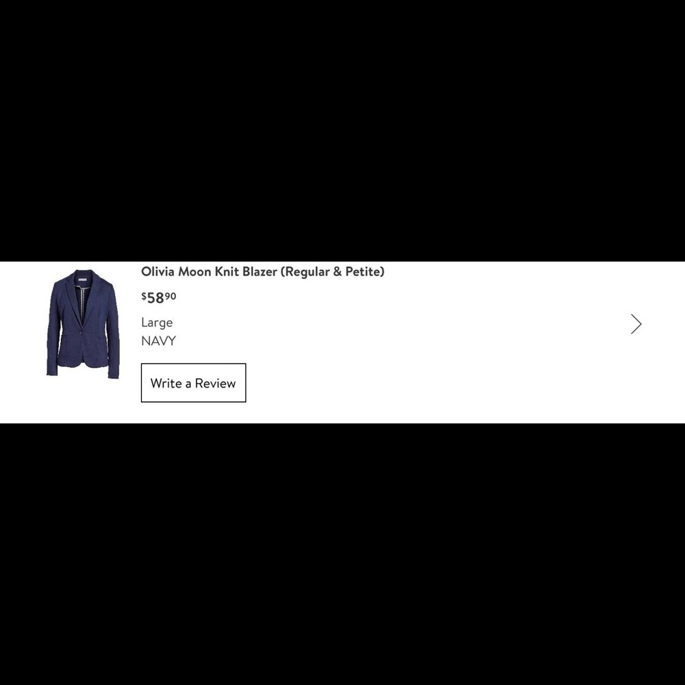 Olivia moon large blue throw over jacket shirt - Picture 6 of 6